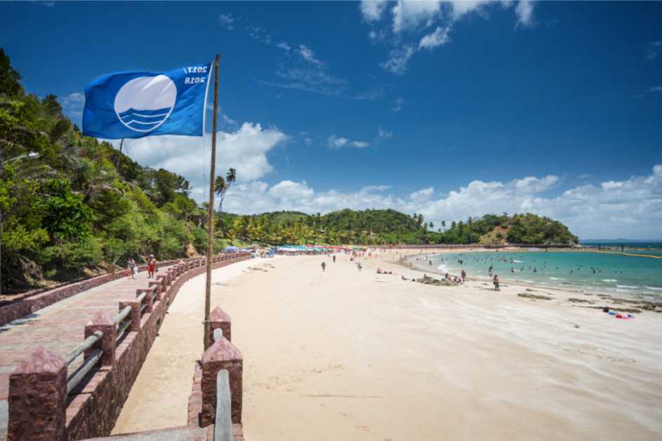 Ponta de Nossa Senhora de Guadalupe, entre as cinco praias de Bandeira Azul do Brasil. Foto: Fábio Marconi